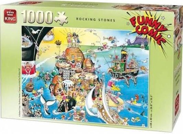 King Funny Comic Rocking Stones - 1000 (NIEUW)