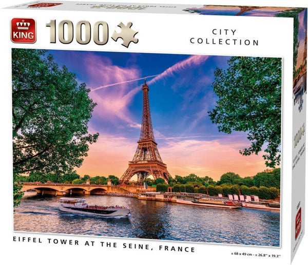 King Eiffel Tower at the Seine, France - 1000 (NIEUW)