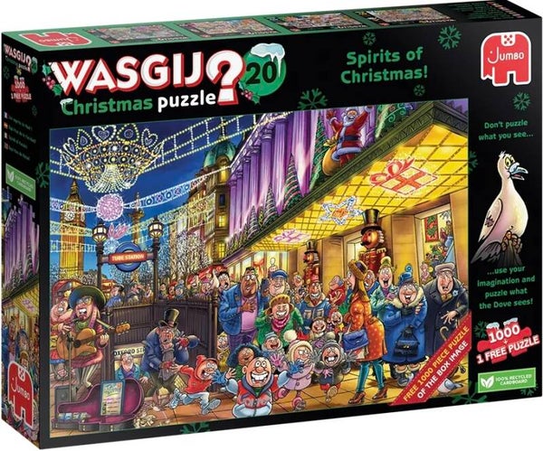 Wasgij Christmas No. 20 Spirits of Christmas! - 2x1000