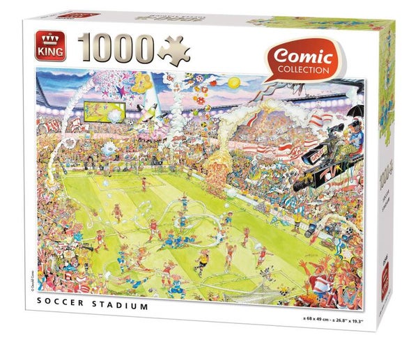 King Comic Collection Soccer Stadion - 1000 (NIEUW)