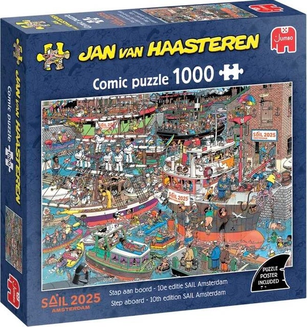 Jan van Haasteren Stap aan boord - 10e editie SAIL Amsterdam - 1000