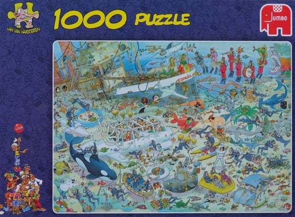 Jan van Haasteren Pret onder water - 1000