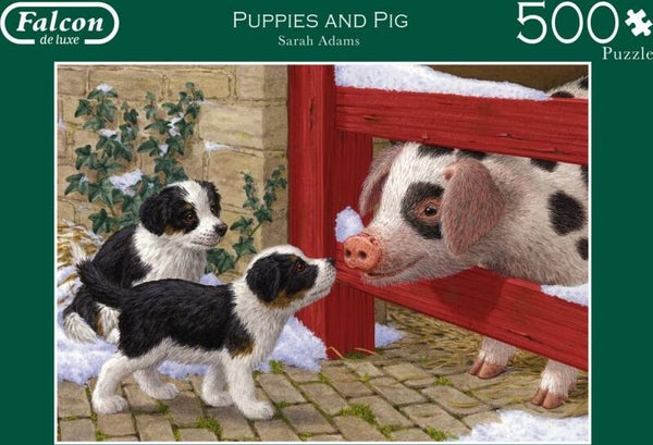 Falcon Puppies and pig - 500