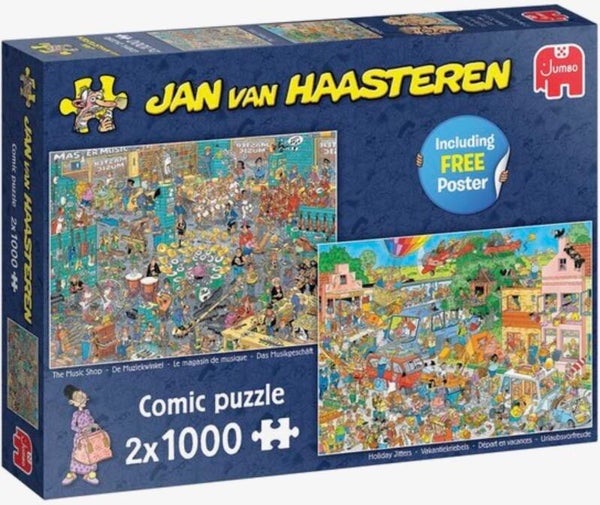 Jan van Haasteren De muziekwinkel & Vakantiekriebels - 2x1000