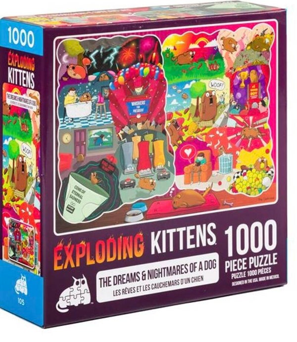 Exploding Kittens The Dreams & Nightmares of a dog - 1000