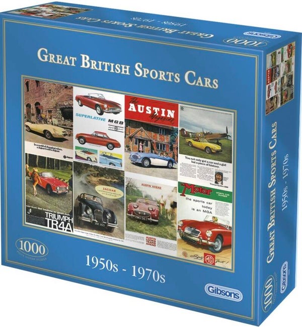Gibsons Great British Sports Cars - 1000