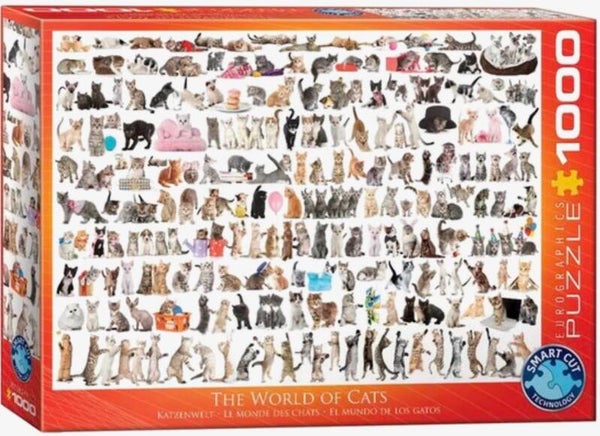 Eurographics The world of cats - 1000 (NIEUW)