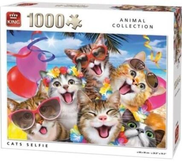 King Cats selfie - 1000 (NIEUW)