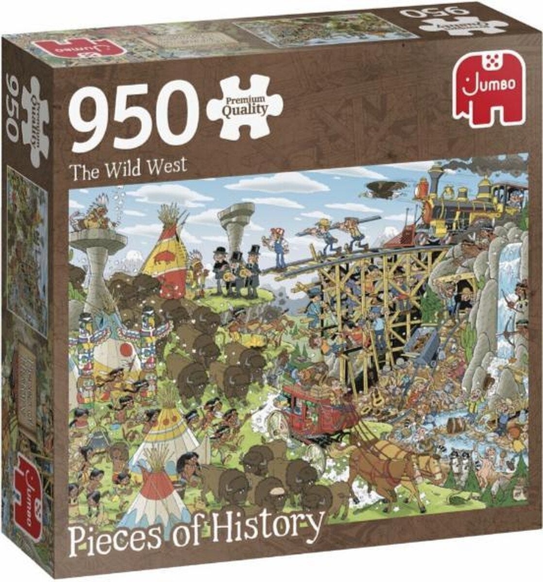 Jumbo Pieces of History The Wild West - 950