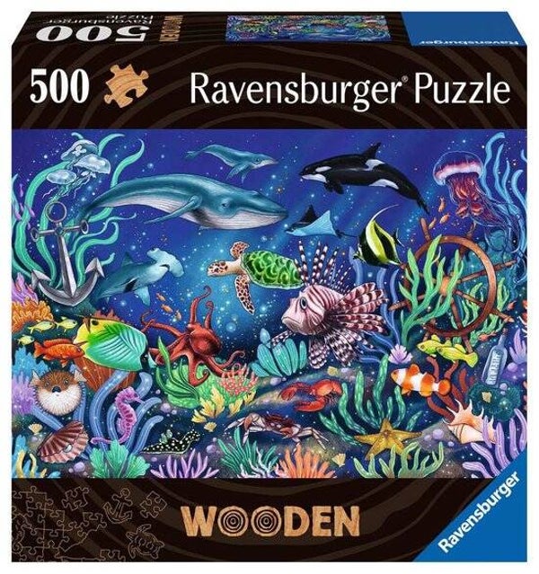 Ravensburger wooden puzzel Under the Sea - 500