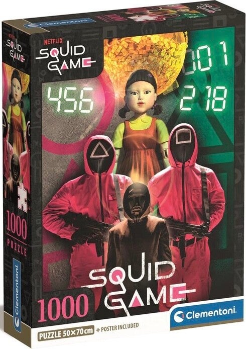 Clementoni Squid Game - 1000 (NIEUW)