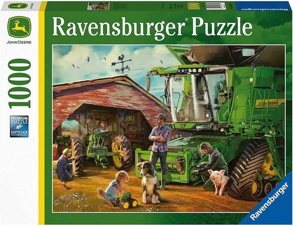 Ravensburger John Deere Toen en Nu - 1000