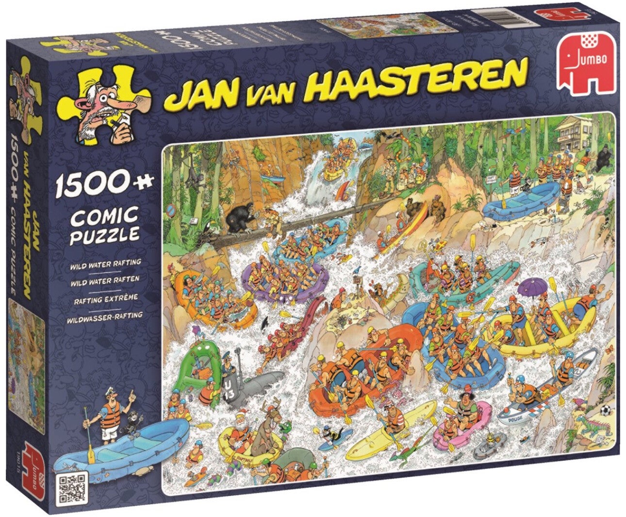 Jan van Haasteren Wild water raften - 1500