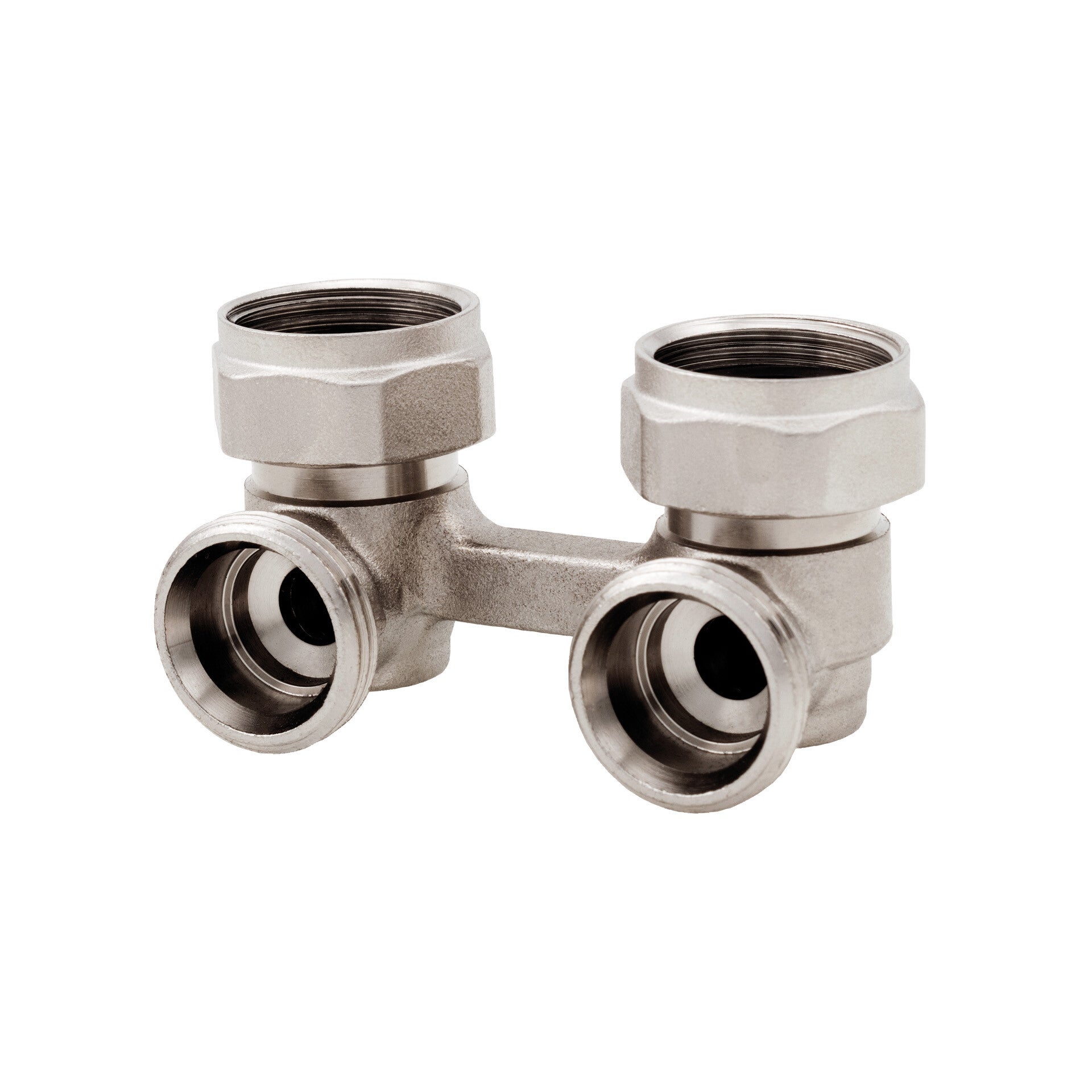 WAN SANITAIR  H BLOK MUURAANSL.315/TWEELOOPS VOOR RADIATOR 3/4EUROKONUS