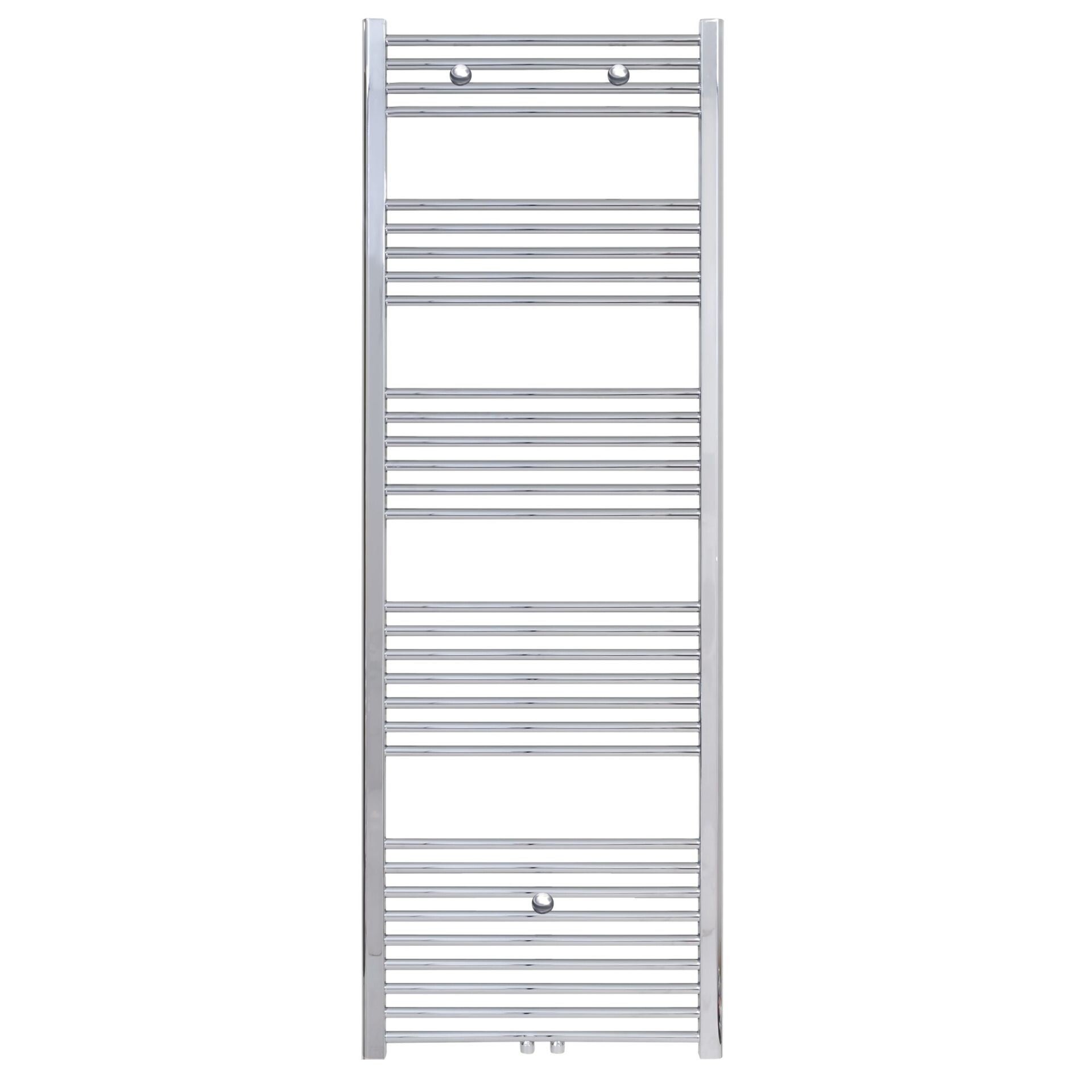 WAN SANITAIR  HANDDOEK RADIATOR. MIDDEN AANSL.1800X500-CHROOM-BELRAD-575W