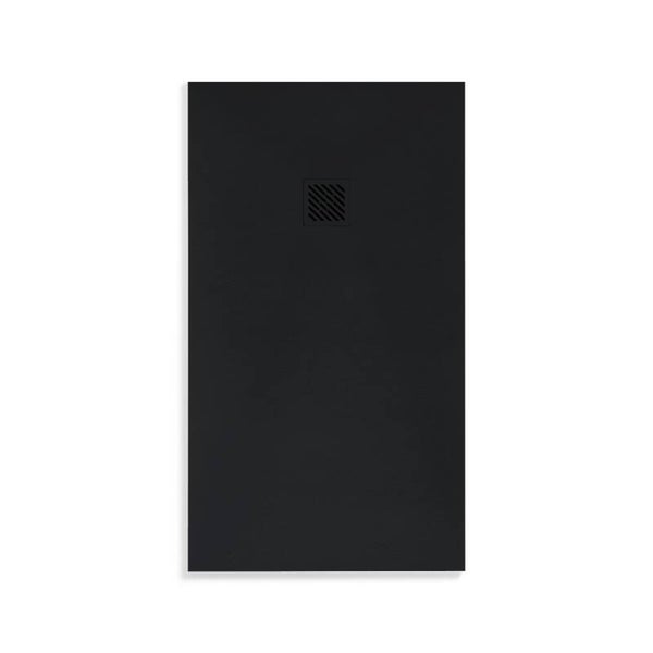 WAN SANITAIR  MADISON DOUCHEBAK - COMPOSIET - 120X90X3CM - MAT ZWART