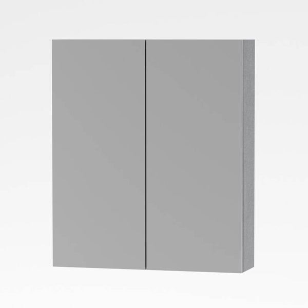 WAN MEUBELEN  SALLY SPIEGELKAST, 2 DEUREN (60X70CM) - KLEUR ALUMINIUM