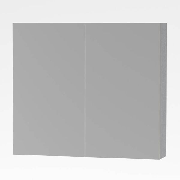 WAN MEUBELEN  SALLY SPIEGELKAST, 2 DEUREN (80X70CM) - KLEUR ALUMINIUM