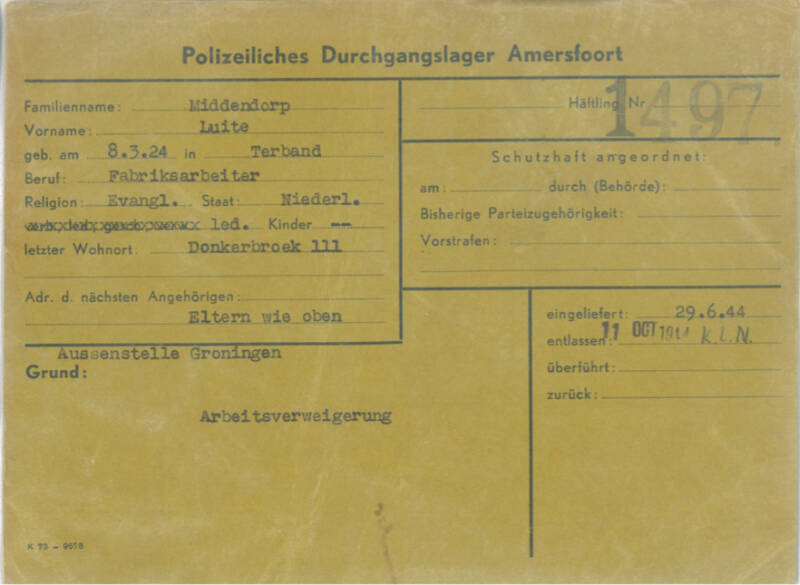 Kampkaart PDA van Lute Middendorp