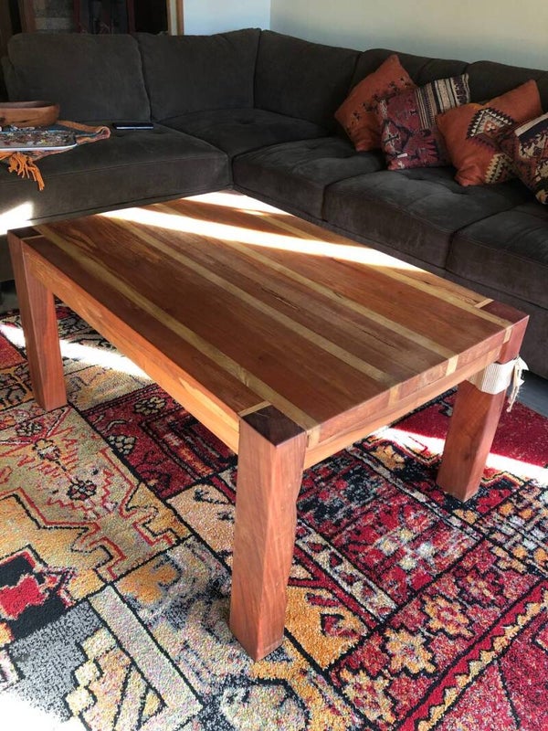 Mesa de centro rustica