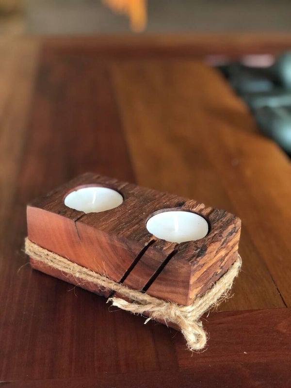Porta velas Pellín Doble
