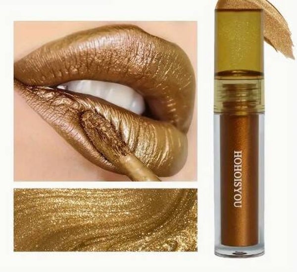 golden lipgloss