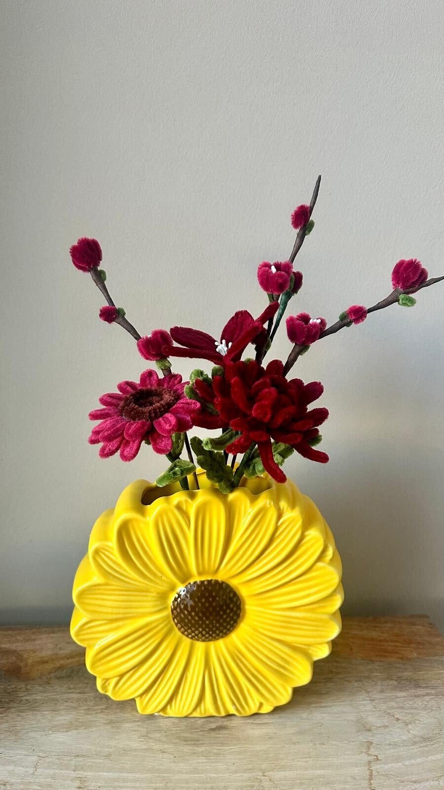 Wild Flower Bloom Bordeaux