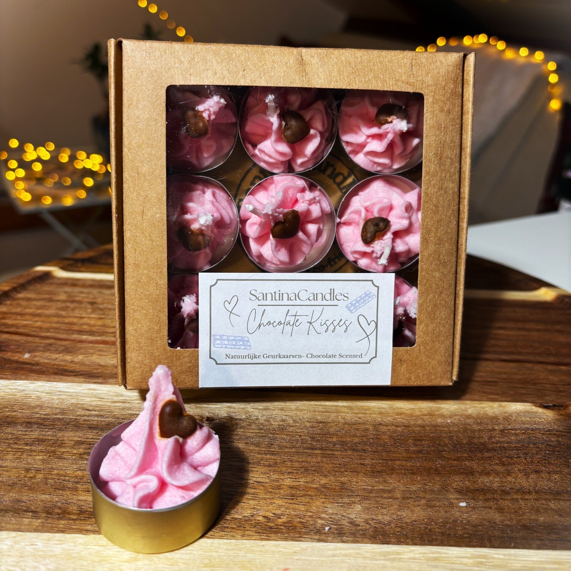 Chocolate Kisses Theelichtjes