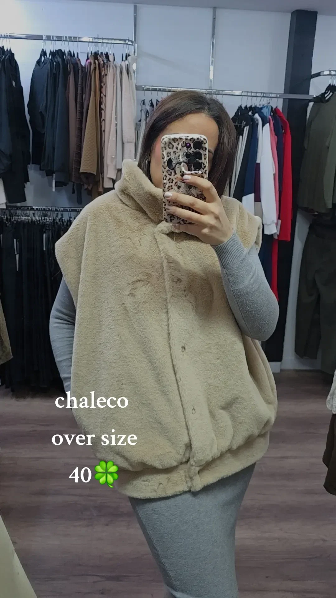 Chaleco pelo XL