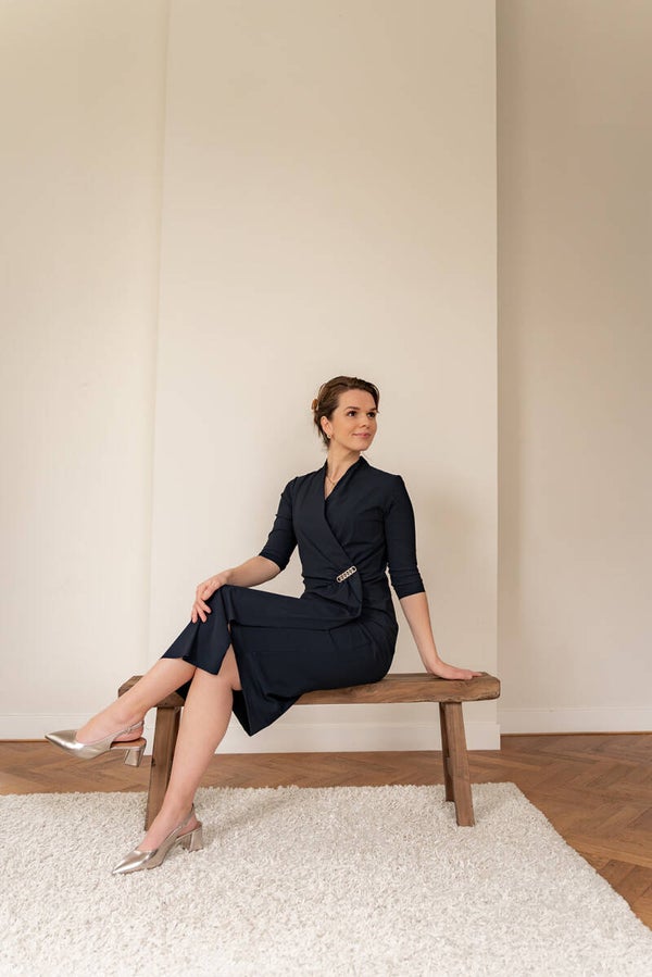 Jurk Hilde - Navy