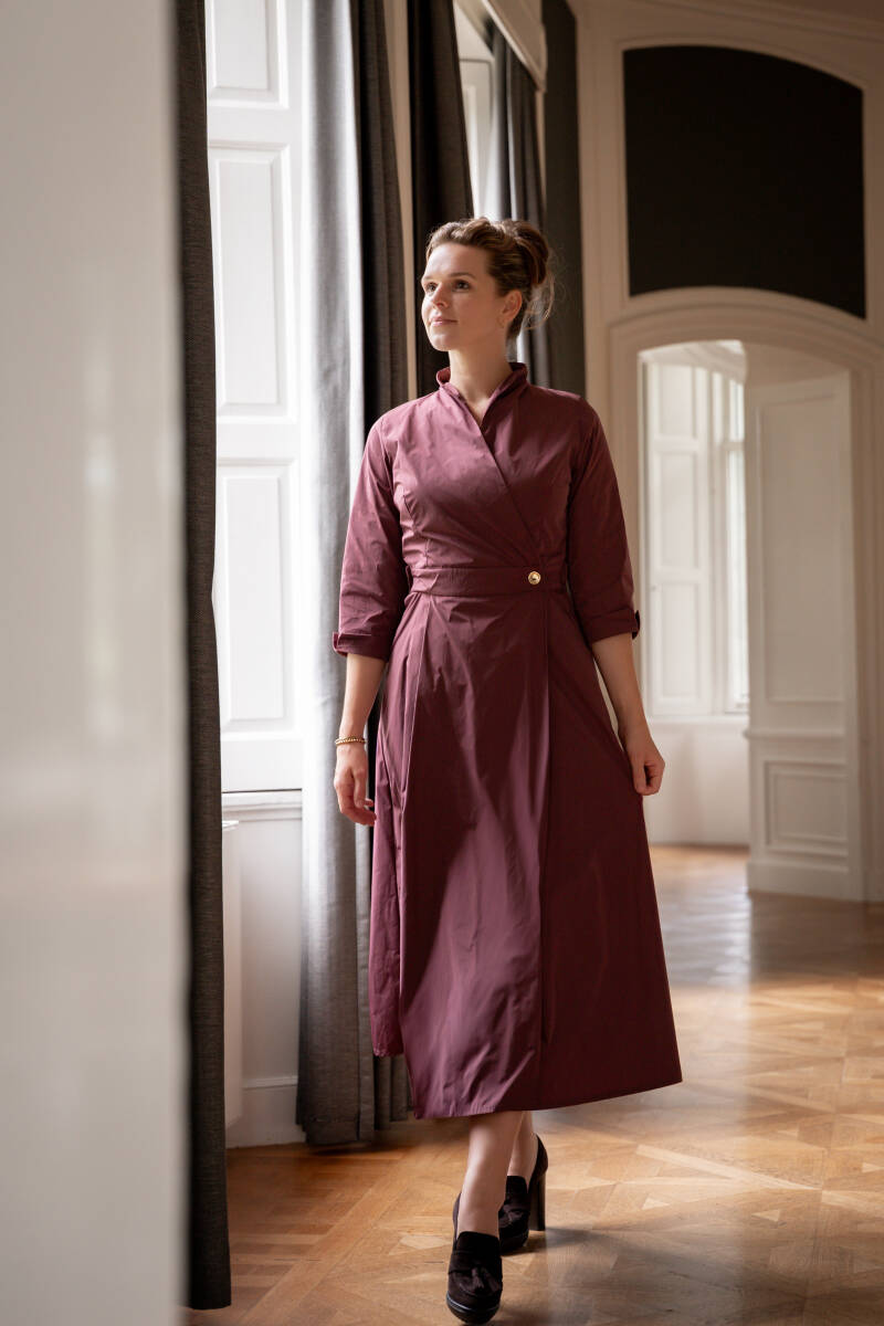 Jurk Grace - Dark pink