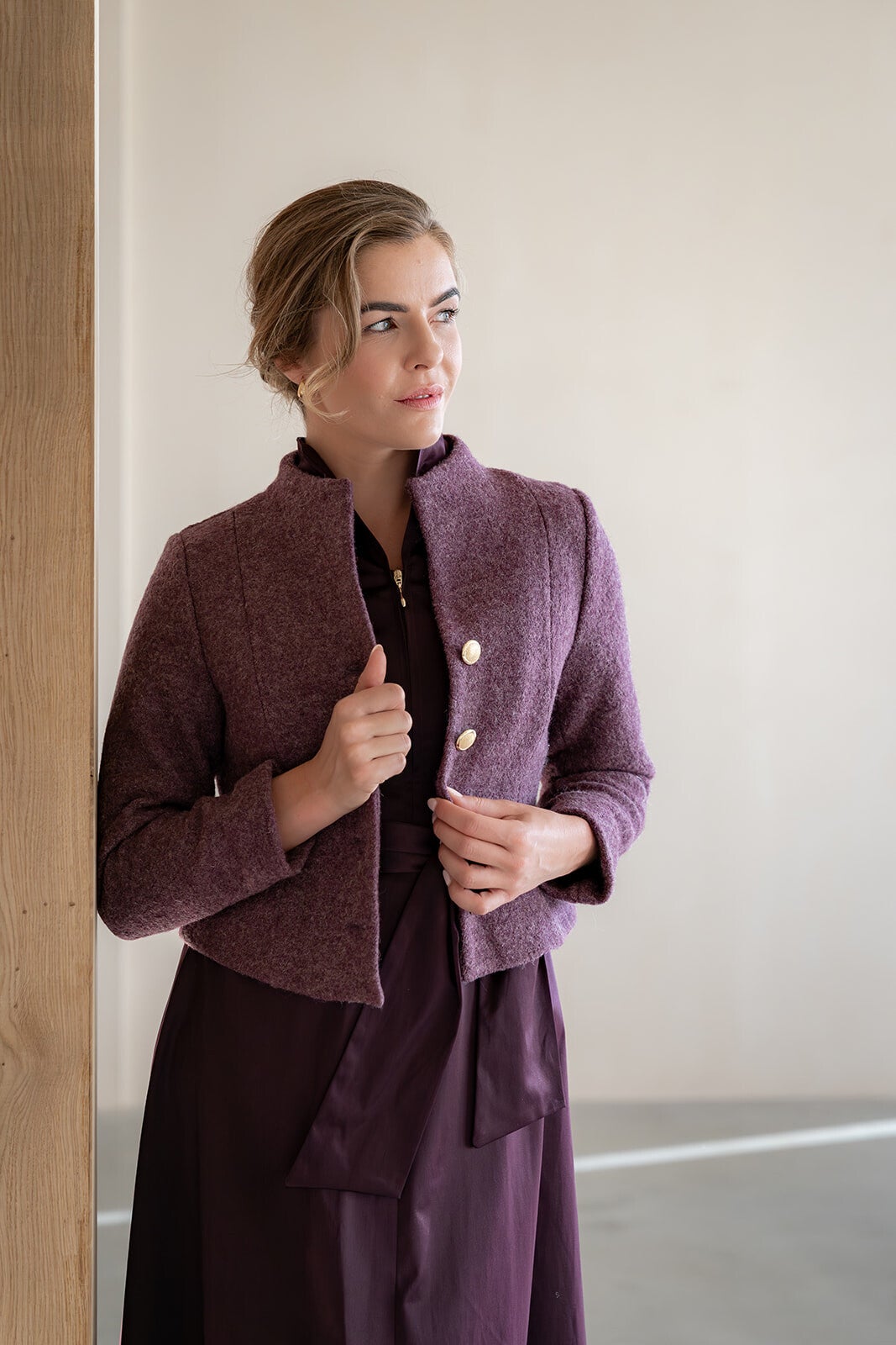 Blazer Ivianne - aubergine