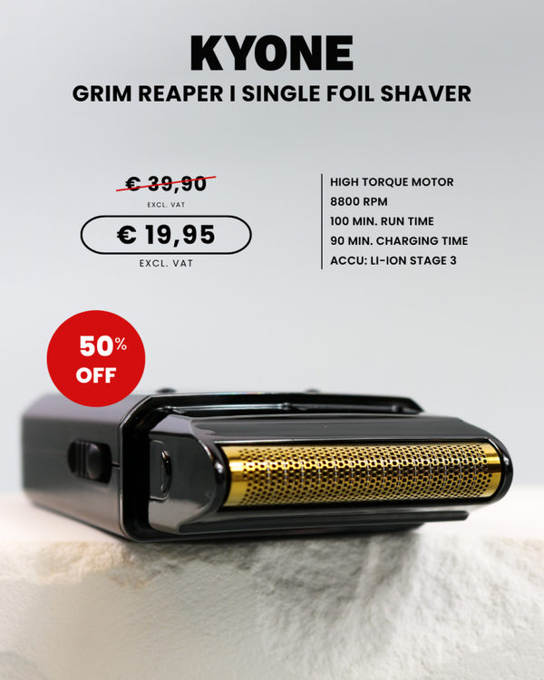 Aanbieding Kyone Grim Reaper I Single Foil Shaver