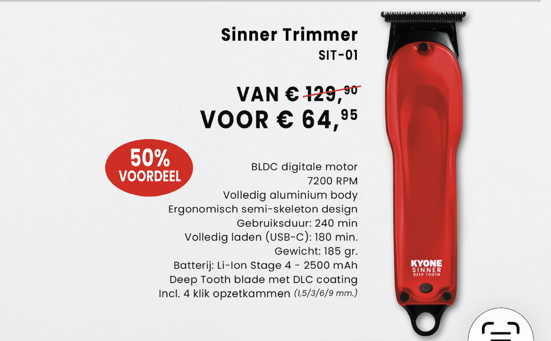 Aanbieding Kyone Sinner Trimmer