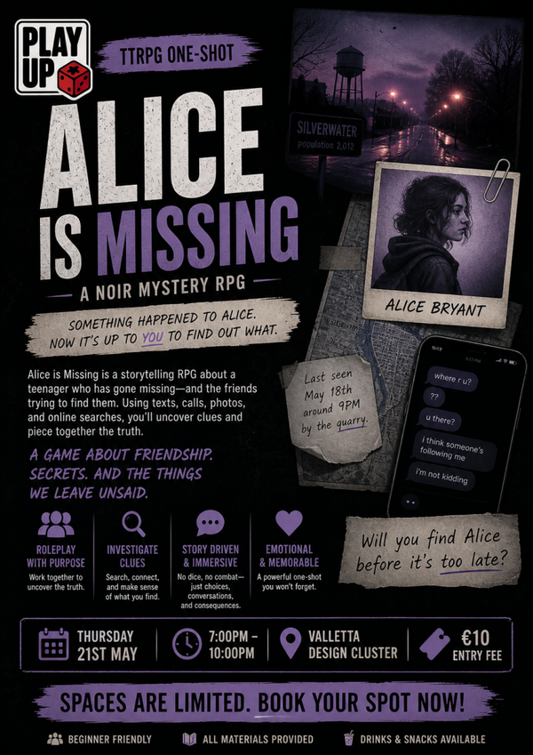 ALICE IS MISSING - A Silent Roleplay Experience