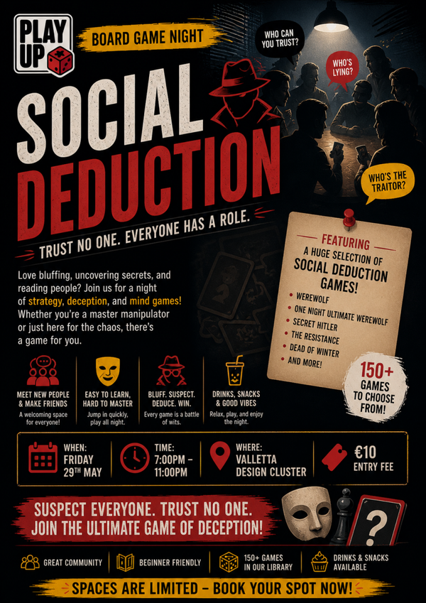 SOCIAL DEDUCTION Board Game Night