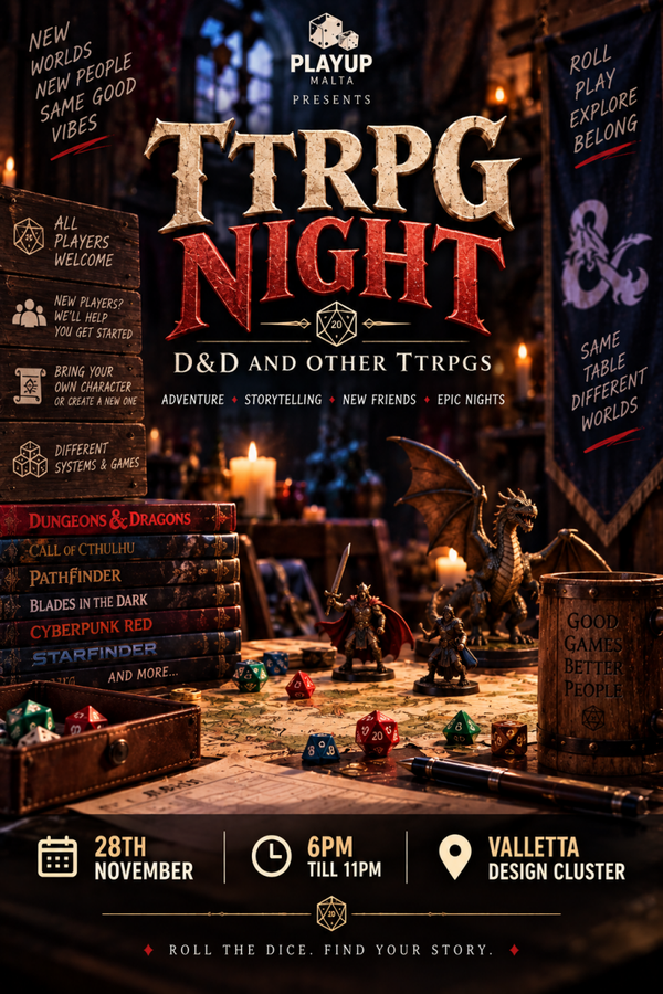 Table top RPG night - 28th November