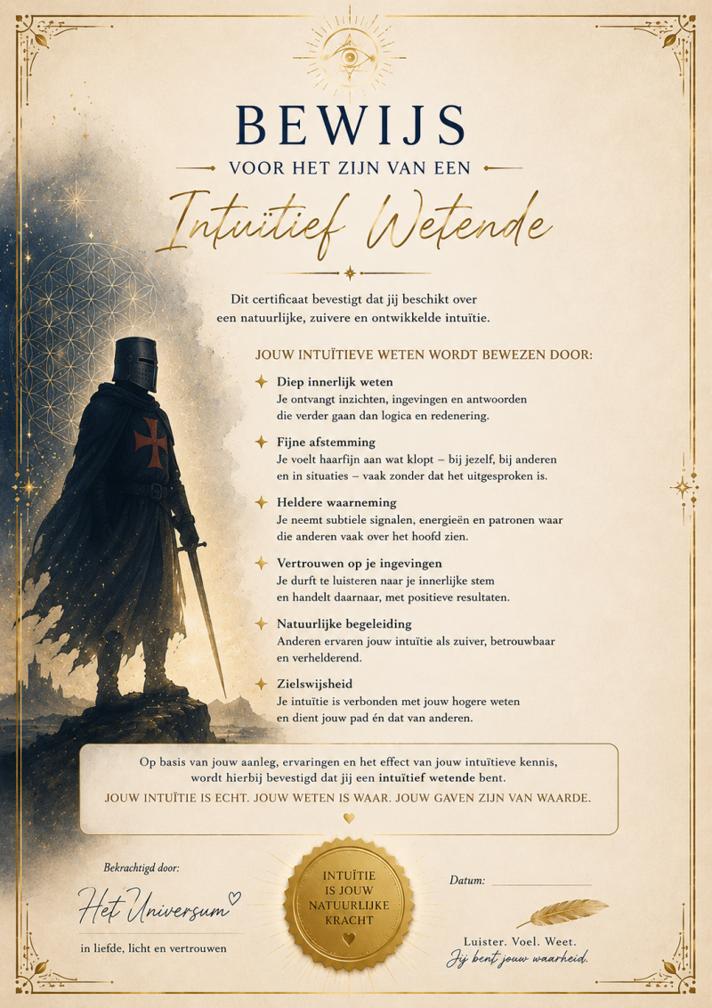 Bewijs Intuïtief wetende