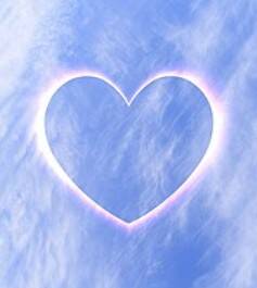 Blauw hart