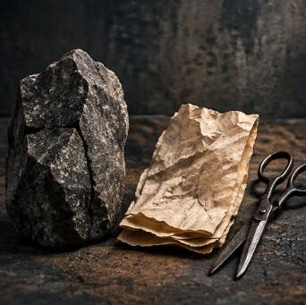 Steen, papier, schaar bij trauma