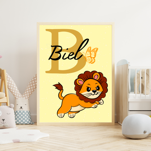 Ilustracion infantil león