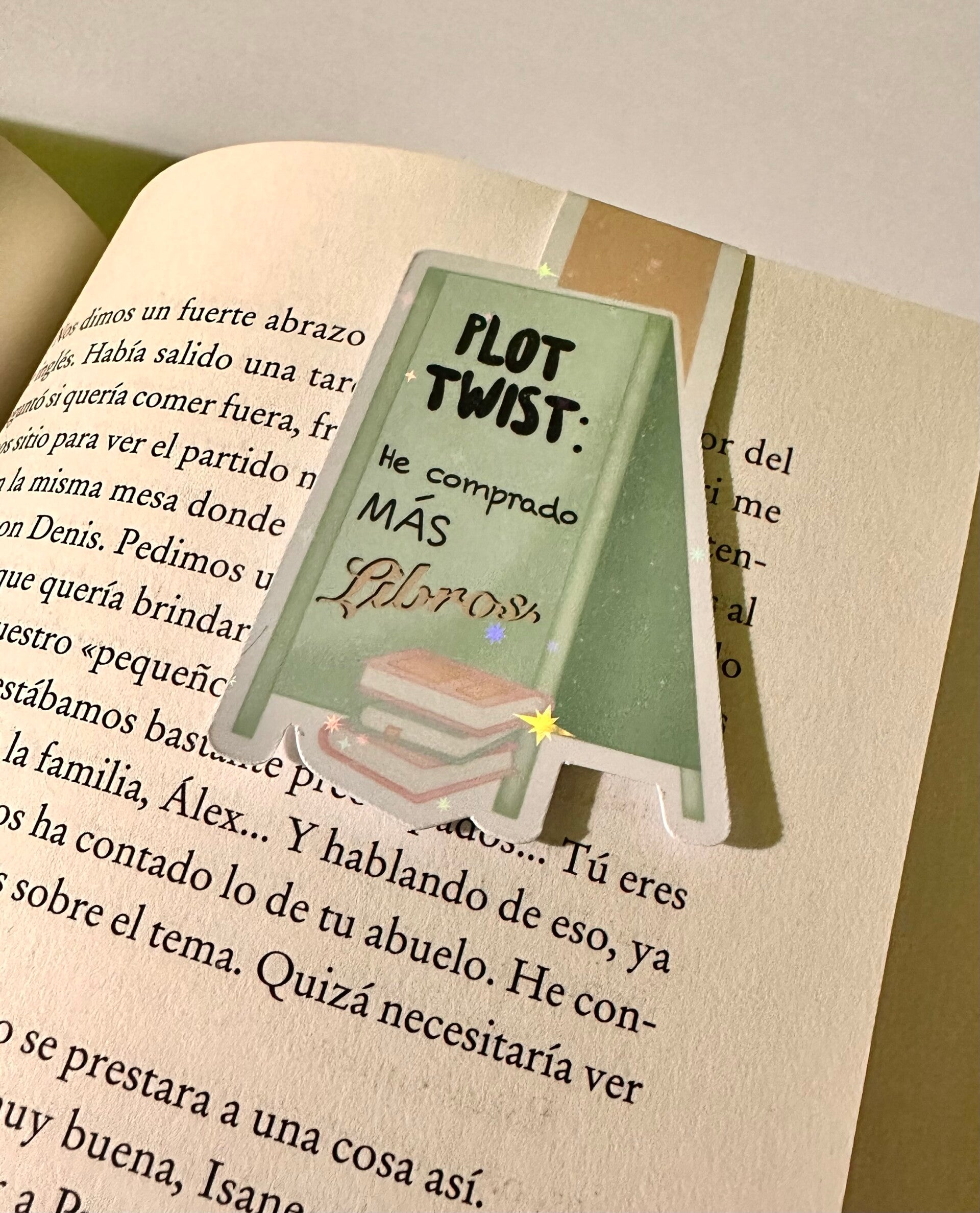 Marcapáginas magnético “Plot twist”
