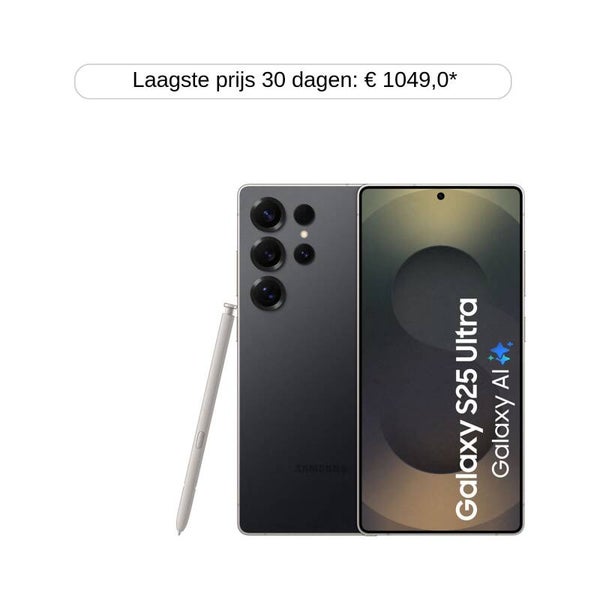 Samsung Galaxy S25 Ultra - 5G - 256 GB Zwart