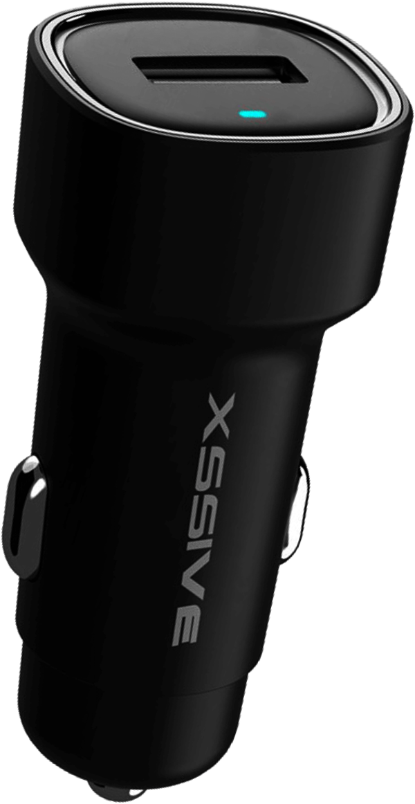 Xssive 18W QC3.0 USB Fast Car Charger XSS-CC39 - Zwart