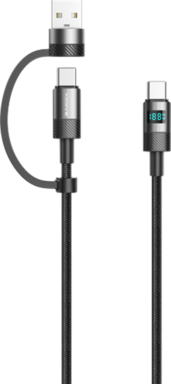 Xssive 2in1 PD Fast Charging USB Cable 1.2m