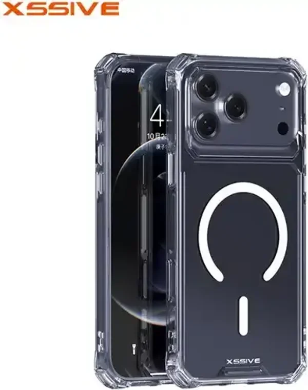 Xssive Anti Shock Case voor Magsafe iPhone 17 - Clear