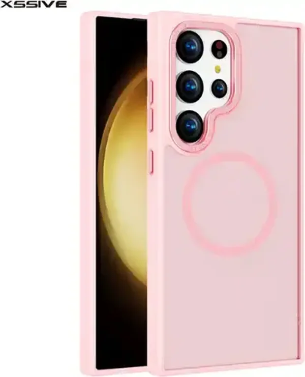Xssive Back Case voor Magsafe Galaxy S24FE - Pink