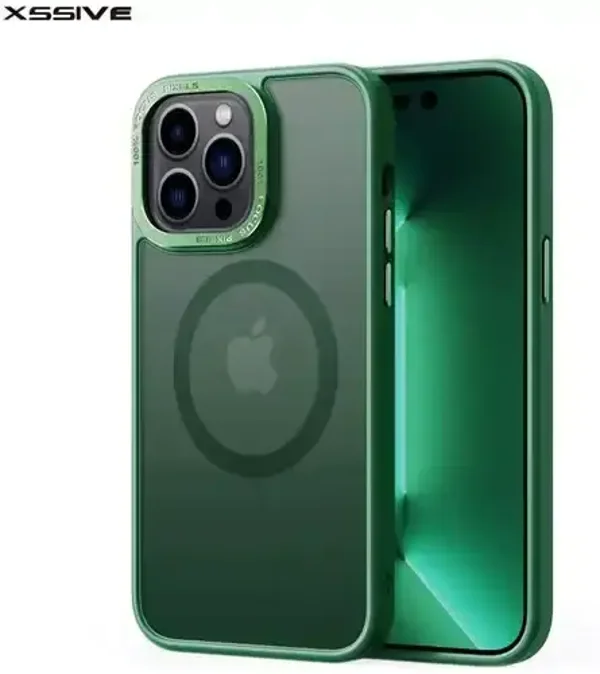 Xssive Back Case voor Magsafe iPhone 17 Pro Max - Groen