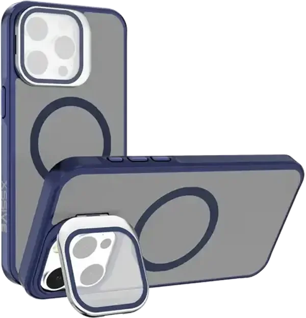 Xssive Back Case voor Magsafe with Lens Standard iPhone 13 Pro - Blauw