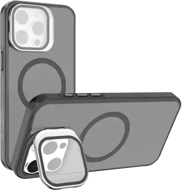 Xssive Back Case voor Magsafe with Lens Standard iPhone 12/12 Pro - Grijs